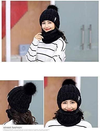 Muffler Set for Men & Women – Soft Warm Woolen Winter Cap with Neck Muffler – Unisex Winter Cap & Scarf Combo